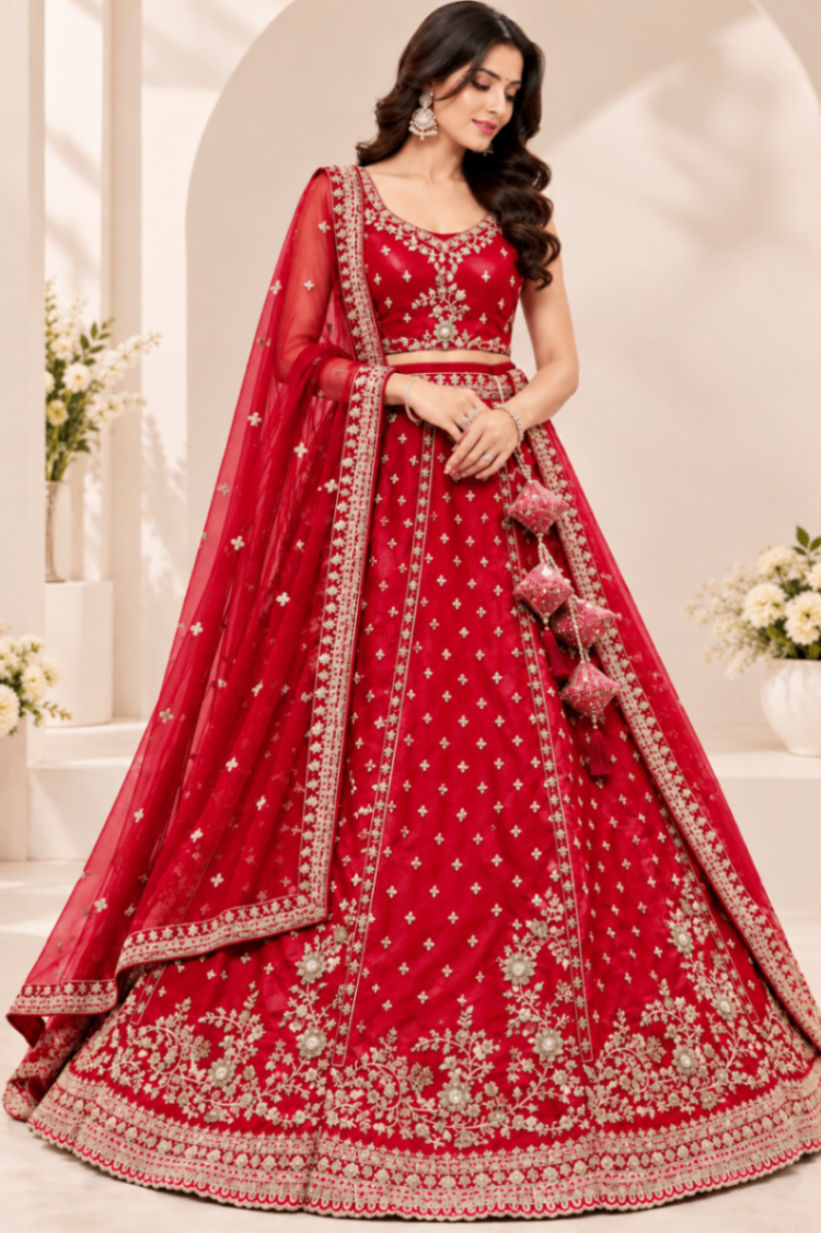 Premium Silk with Exquisite Beads Work — A Perfect Blend of Royalty & Elegance.