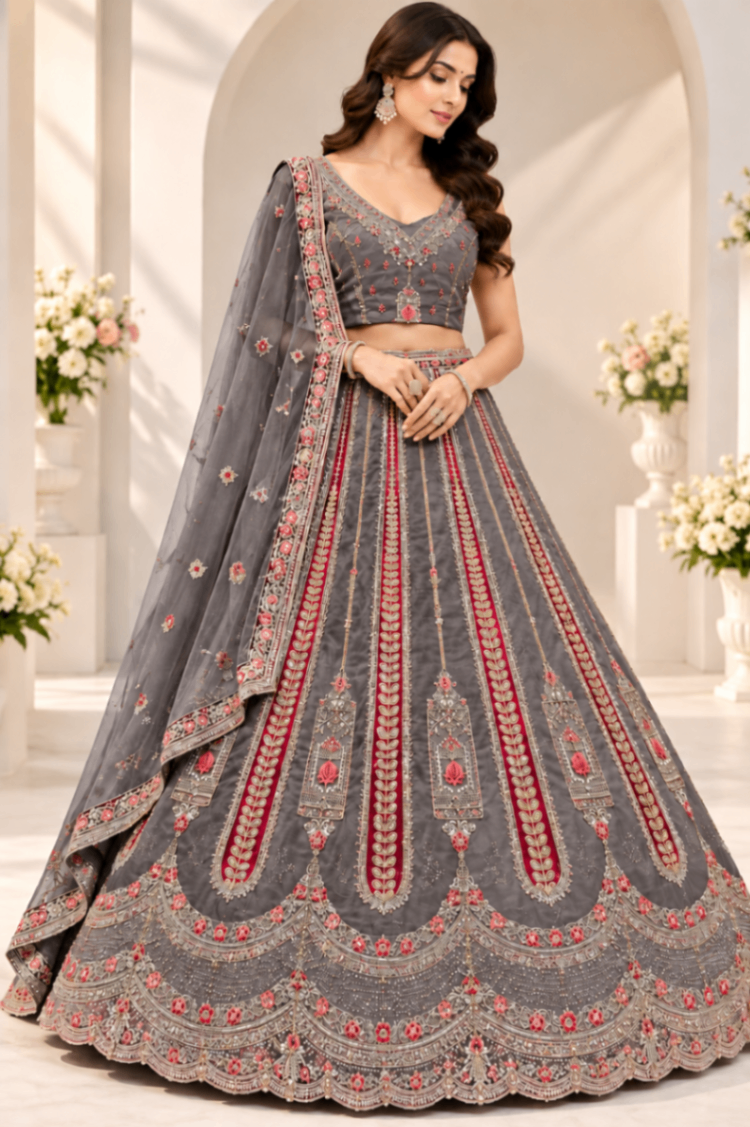 Premium Fabrics, Beautiful Fall & A Truly Royal Lehenga Look.