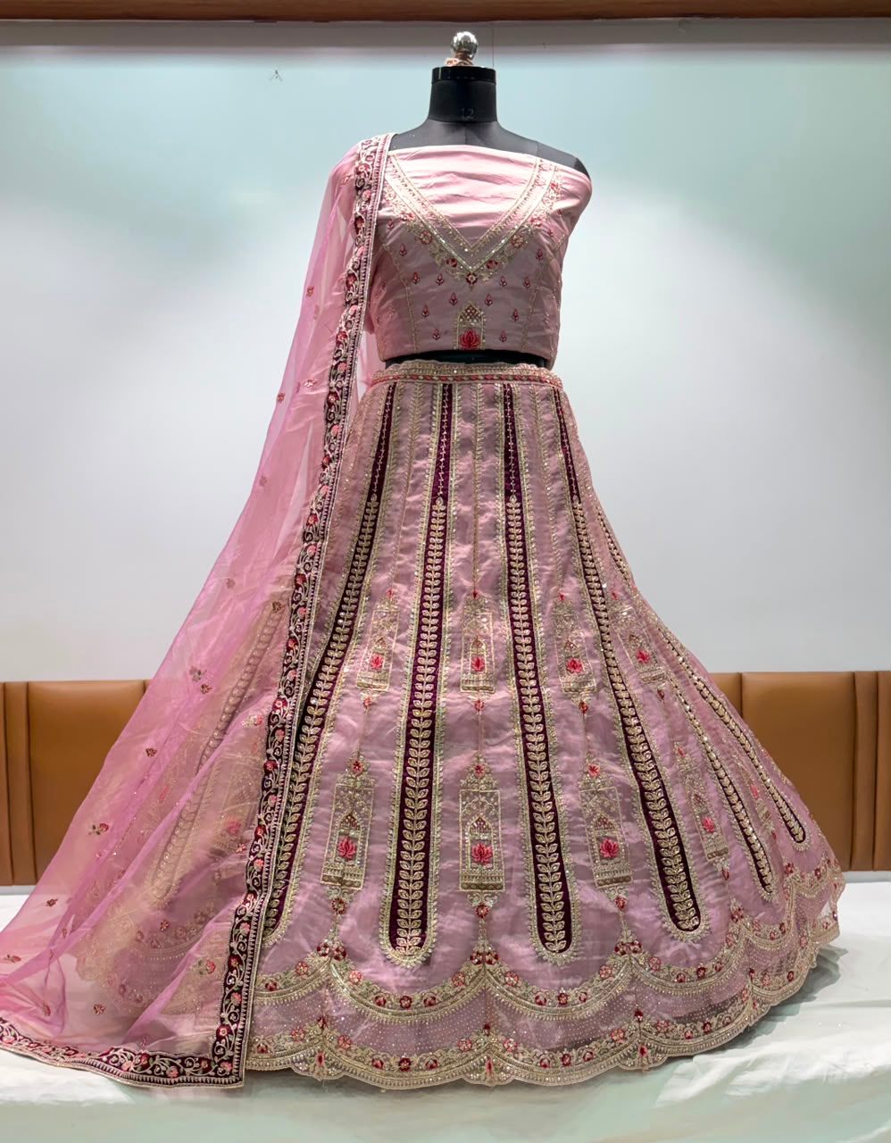 Premium Fabrics, Beautiful Fall & A Truly Royal Lehenga Look.